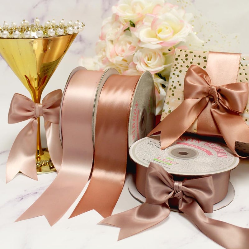 LUV RIBBONS Creative Ideas Satin Single Face 1.5" Inch Ribbon x 50 Yards,for Gift Wrapping Crafts Wedding Decoration Bows Bouquet Floral Arrangement - Image 5
